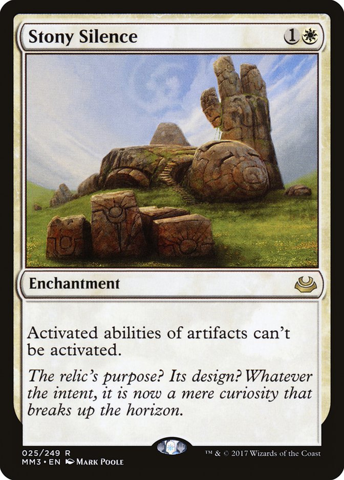 Stony Silence (Modern Masters 2017)  - Foil | Good Games North