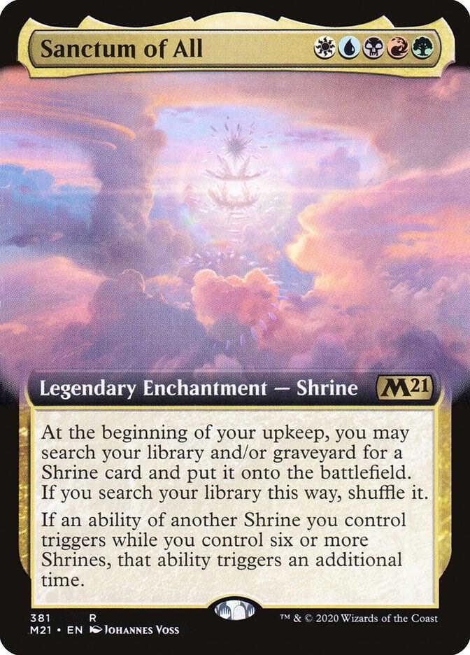 Sanctum of All Extended Art (Core Set 2021)  - Foil | Good Games North