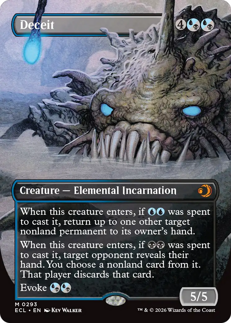 Deceit (Borderless) [Lorwyn Eclipsed] | Good Games North