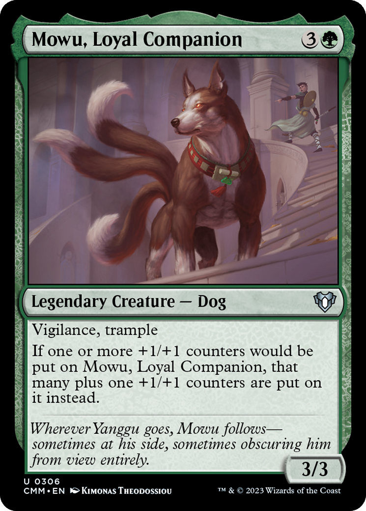 Mowu, Loyal Companion [Commander Masters] | Good Games North