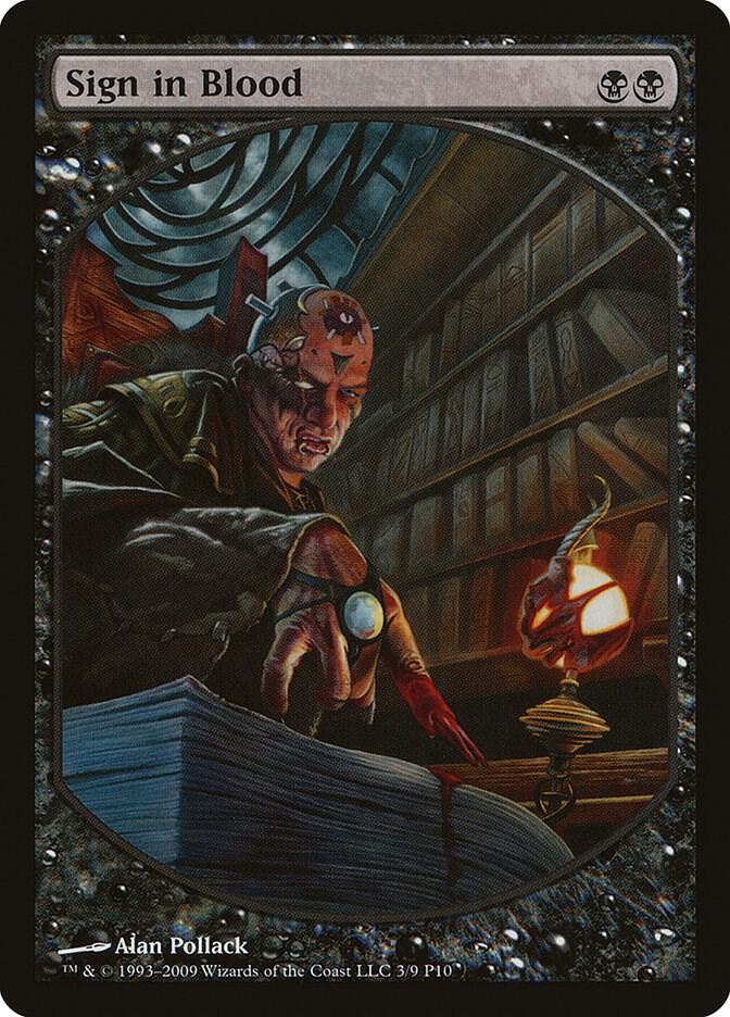 Sign in Blood 3/9 (Magic Player Rewards)  - Textless | Good Games North