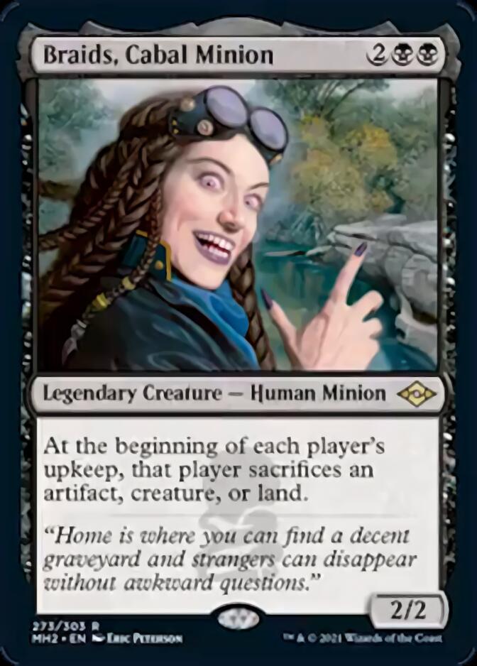 Braids, Cabal Minion (Foil Etched) [Modern Horizons 2] | Good Games North