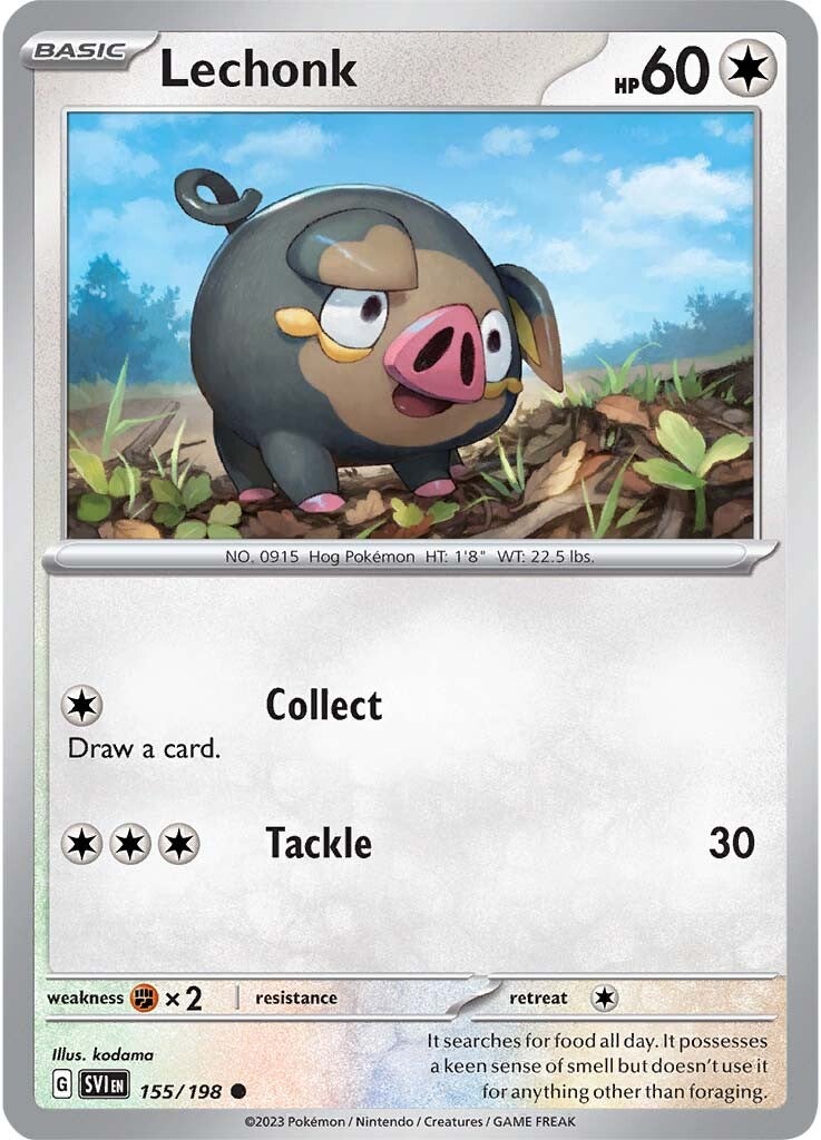Lechonk (155/198) [Scarlet & Violet: Base Set] | Good Games North