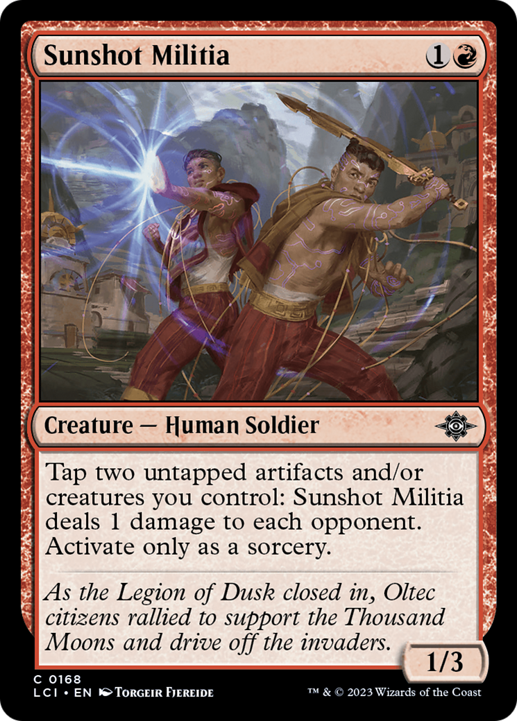 Sunshot Militia [The Lost Caverns of Ixalan] | Good Games North