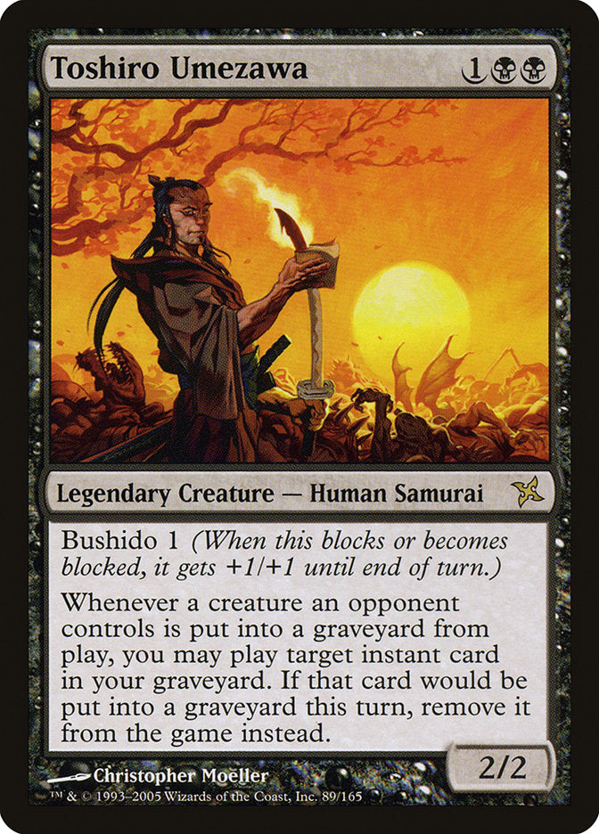 Toshiro Umezawa 89/165 (Betrayers of Kamigawa)  | Good Games North