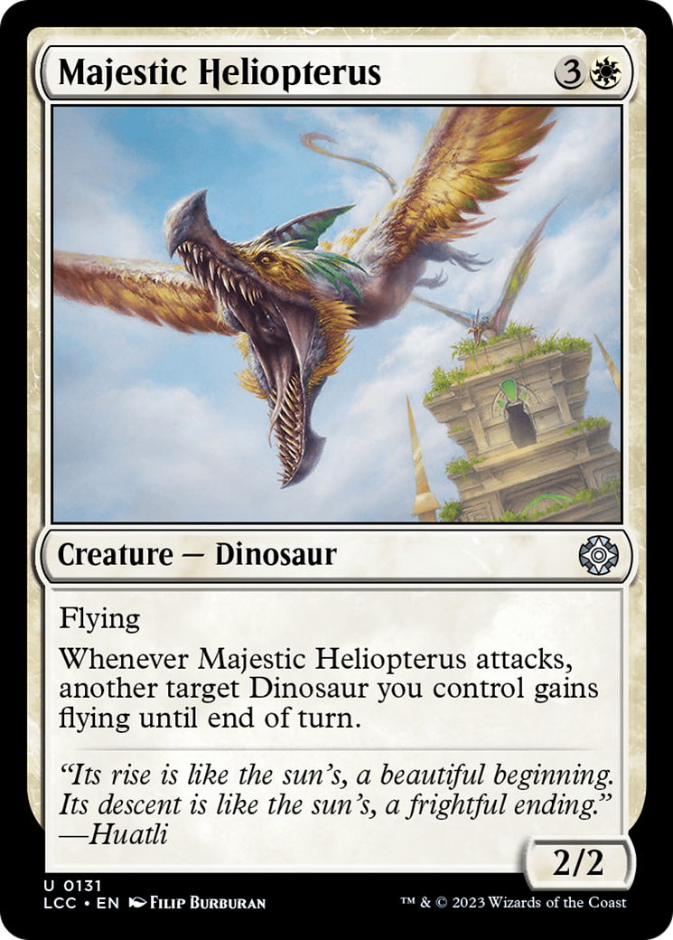 Majestic Heliopterus [The Lost Caverns of Ixalan Commander] | Good Games North