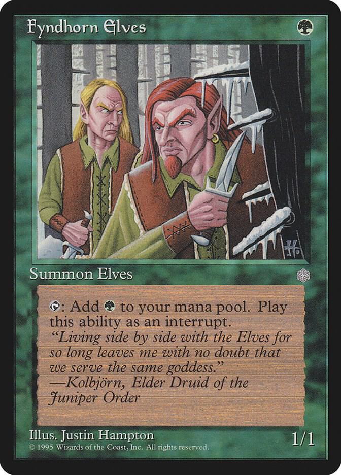 Fyndhorn Elves 132 (Ice Age)  | Good Games North