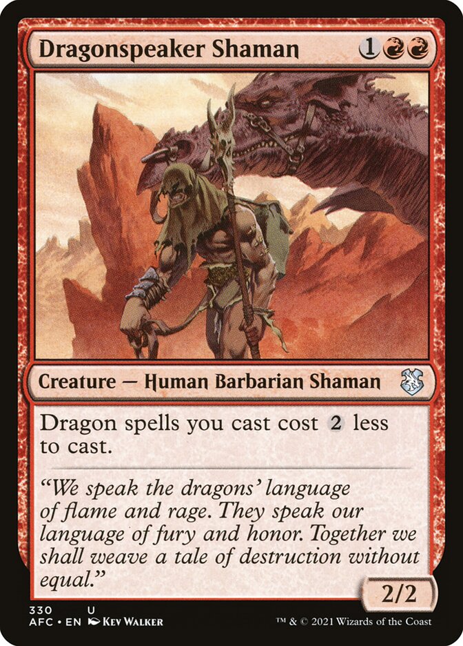 Dragonspeaker Shaman (Commander: Adventures in the Forgotten Realms)  | Good Games North
