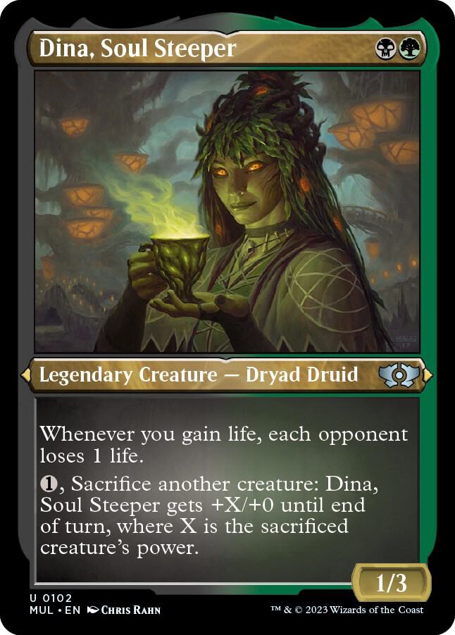 Dina Soul Steeper Foil Etched (March of the Machine: Multiverse Legends)  - undefined | Good Games North