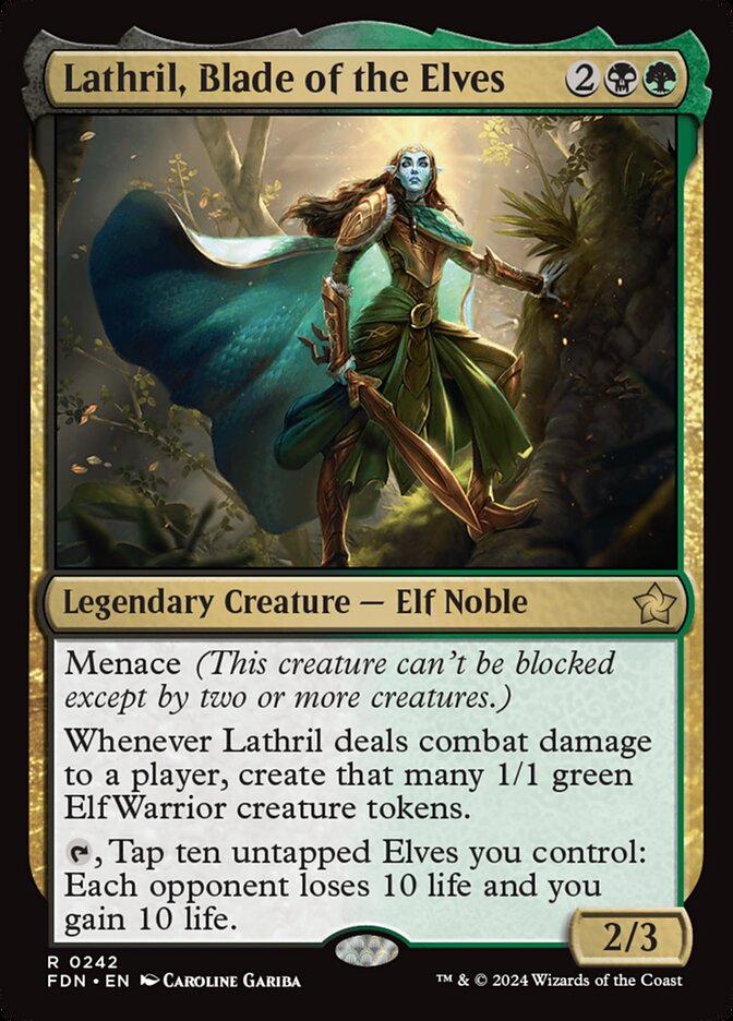 Lathril, Blade of the Elves 242/291 (Foundations)  | Good Games North
