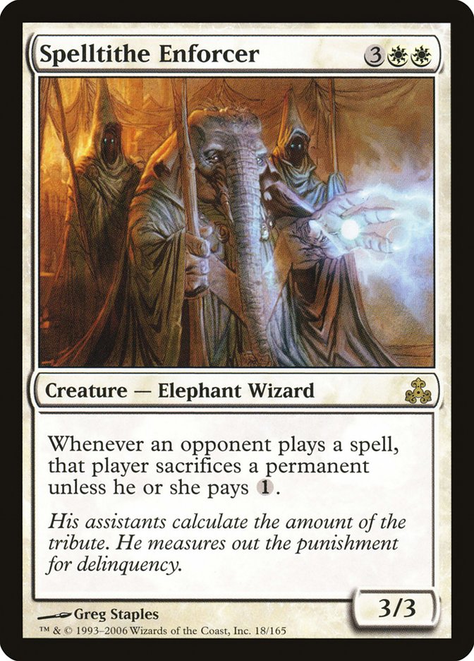 Spelltithe Enforcer 18/165 (Guildpact)  | Good Games North