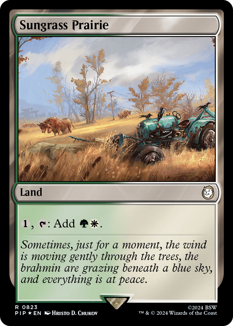 Sungrass Prairie (Surge Foil) [Fallout] | Good Games North