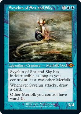 Svyelun of Sea and Sky Retro Frame Foil Etched (Modern Horizons 2)  - Foil | Good Games North
