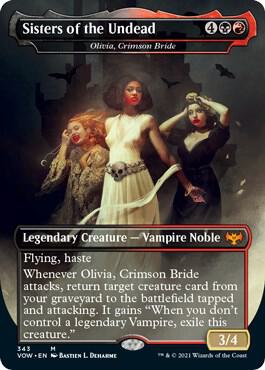 Sisters of the Undead Olivia Crimson Bride (Innistrad: Crimson Vow)  - Foil | Good Games North