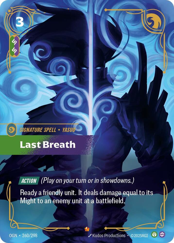 Last Breath 260/298 (Origins)  - Foil | Good Games North