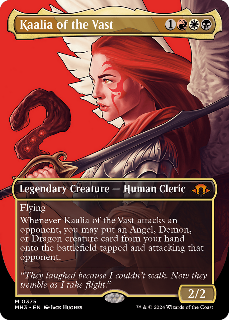Kaalia of the Vast (Borderless) (0375) [Modern Horizons 3] | Good Games North