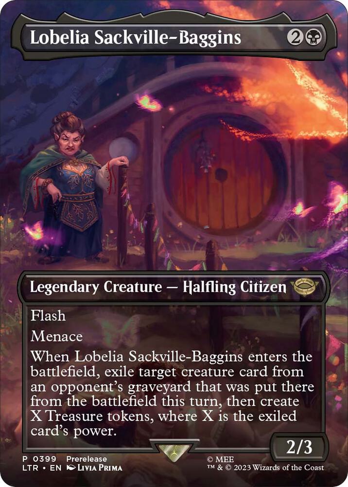 Lobelia Sackville Baggins Borderless (Universes Beyond: The Lord of the Rings: Tales of Middle-earth)  - undefined | Good Games North