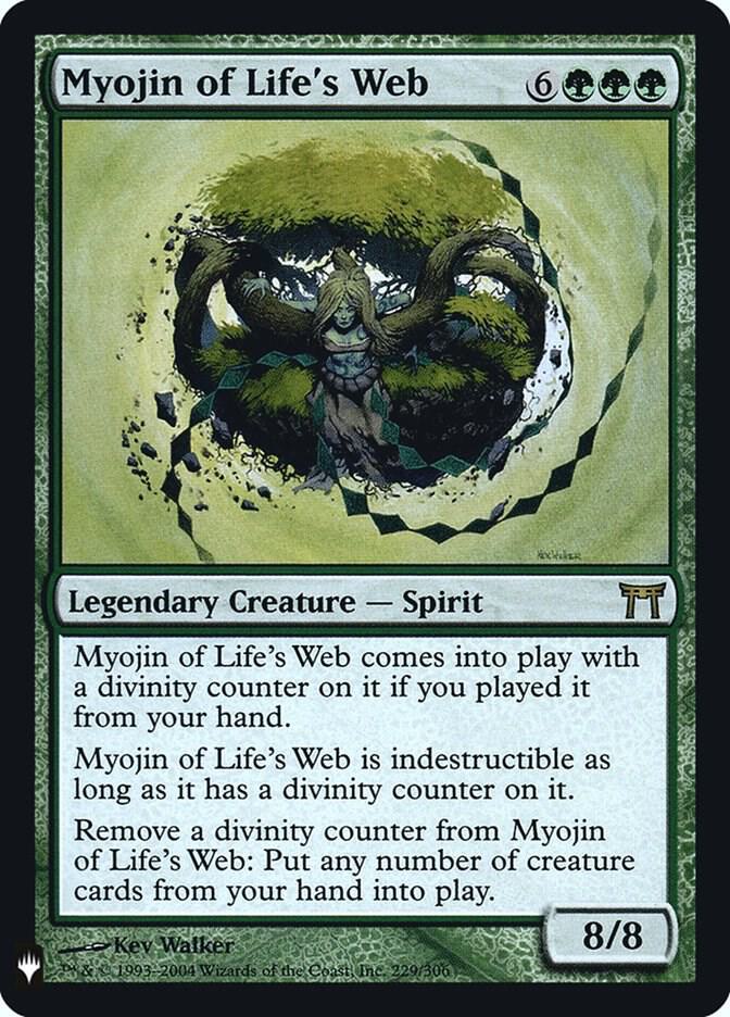 Myojin of Lifes Web CHK-229/5075 (The List Reprints)  - Foil | Good Games North