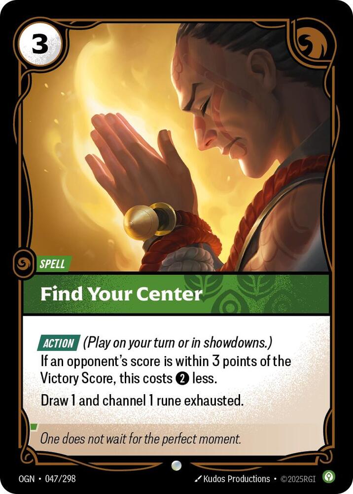 Find Your Center (Origins)  - Foil | Good Games North