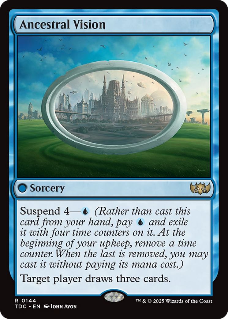 Ancestral Vision [Tarkir: Dragonstorm Commander] | Good Games North