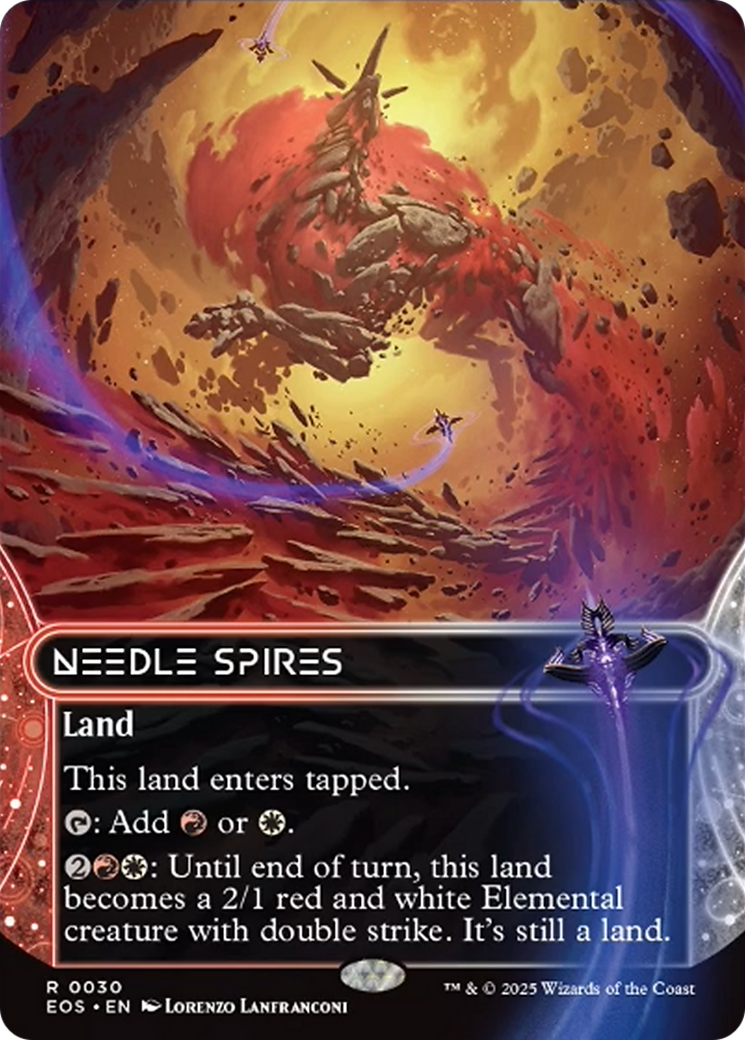 Needle Spires (0030) (Borderless) [Edge of Eternities: Stellar Sights] | Good Games North