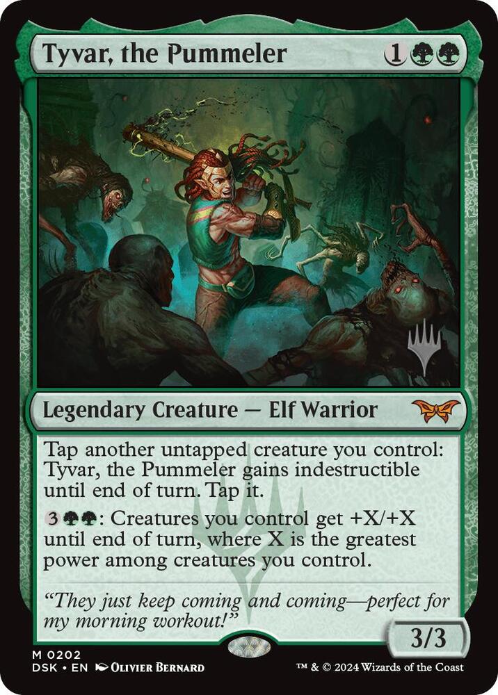 Tyvar, the Pummeler 202 (Promo Pack: Duskmourn: House of Horror)  - Foil | Good Games North