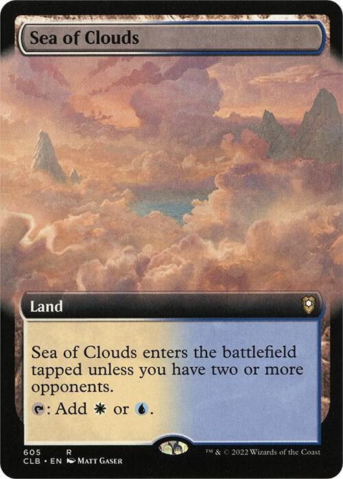 Sea of Clouds Extended Art 605/361 (Commander Legends: Battle for Baldur's Gate)  - Foil | Good Games North