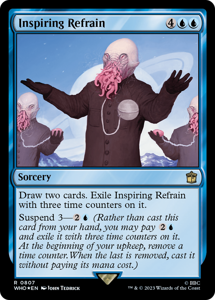 Inspiring Refrain (Surge Foil) [Doctor Who] | Good Games North