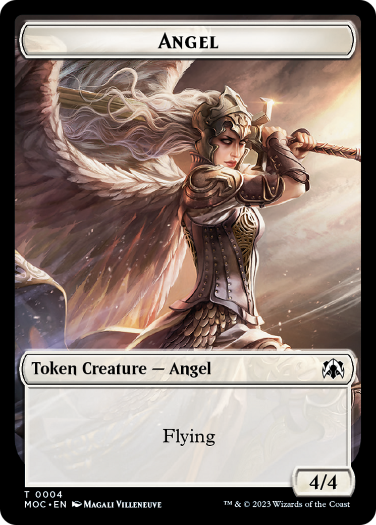 Eldrazi // Angel (4) Double-Sided Token [March of the Machine Commander Tokens] | Good Games North