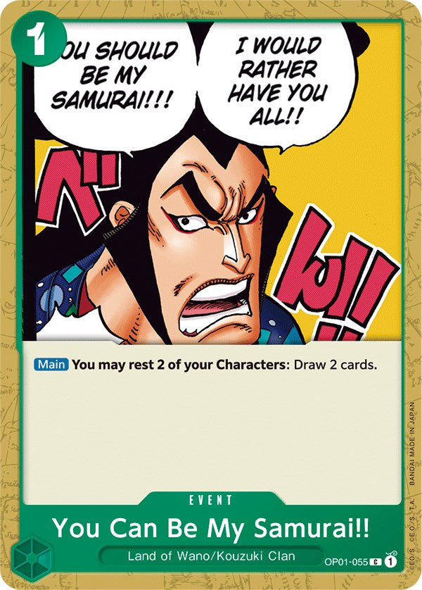 You Can Be My Samurai!! [Romance Dawn] | Good Games North