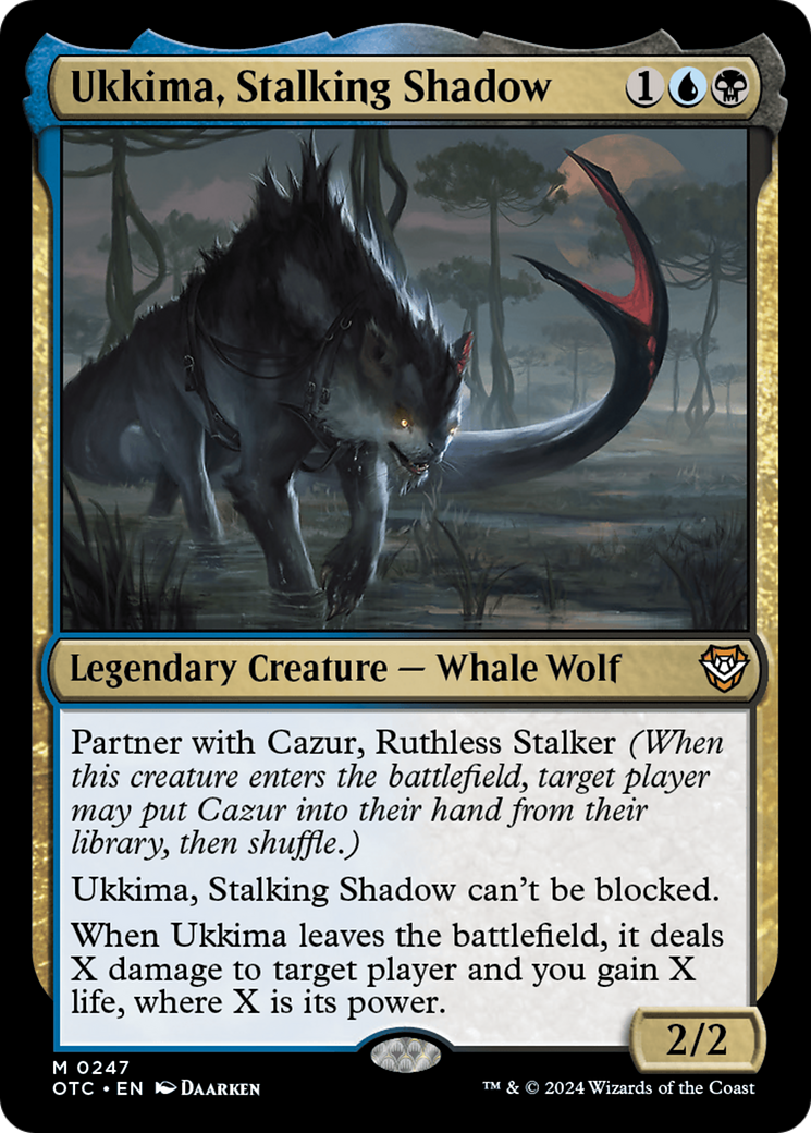 Ukkima, Stalking Shadow [Outlaws of Thunder Junction Commander] | Good Games North