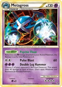 Metagross (4/95) (Cracked Ice Holo) (Theme Deck Exclusive) [HeartGold & SoulSilver: Unleashed] | Good Games North