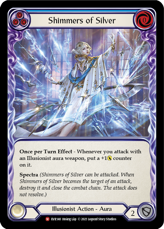 Shimmers of Silver [EVR140] (Everfest)  1st Edition Rainbow Foil | Good Games North