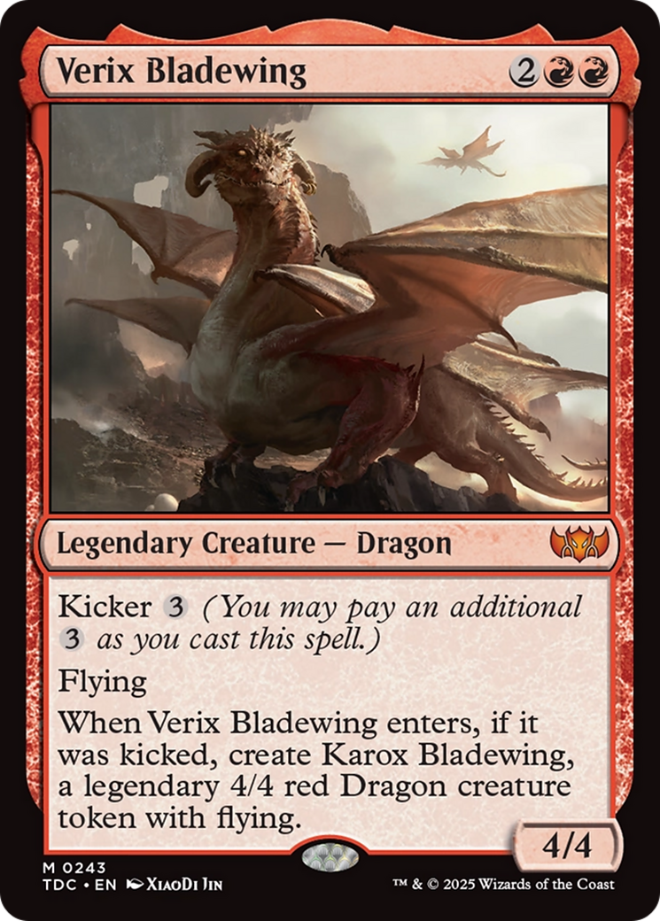 Verix Bladewing [Tarkir: Dragonstorm Commander] | Good Games North