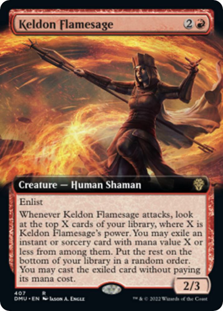 Keldon Flamesage Extended Art (Dominaria United)  | Good Games North