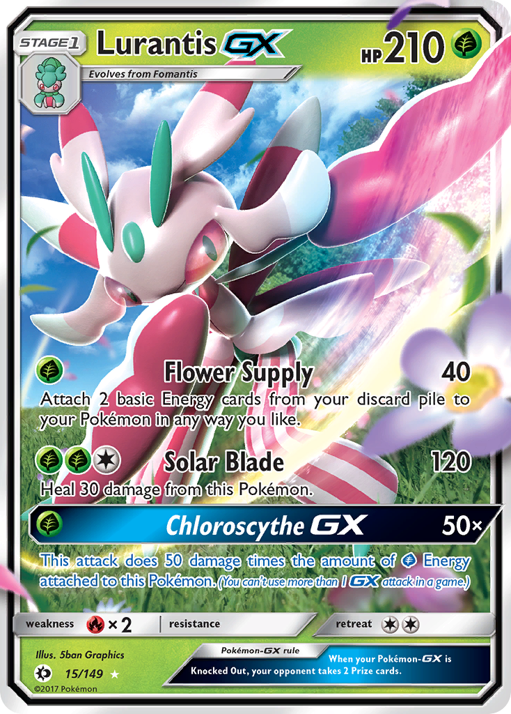 Lurantis GX (15/149) [Sun & Moon: Base Set] | Good Games North