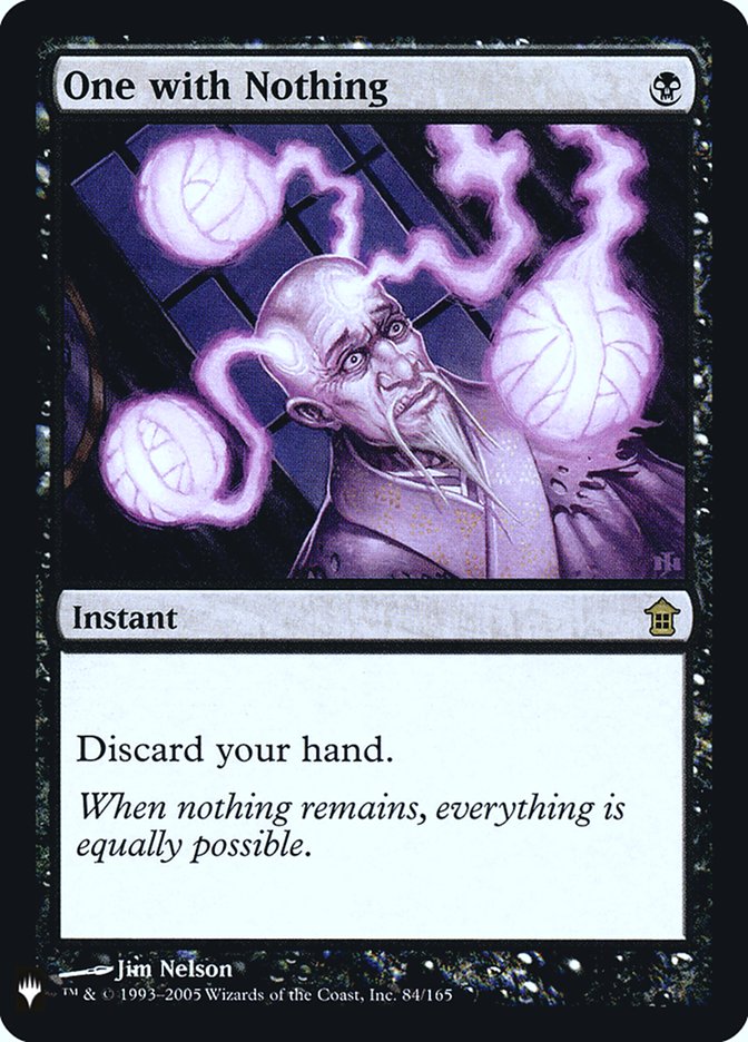 One with Nothing [Mystery Booster] | Good Games North
