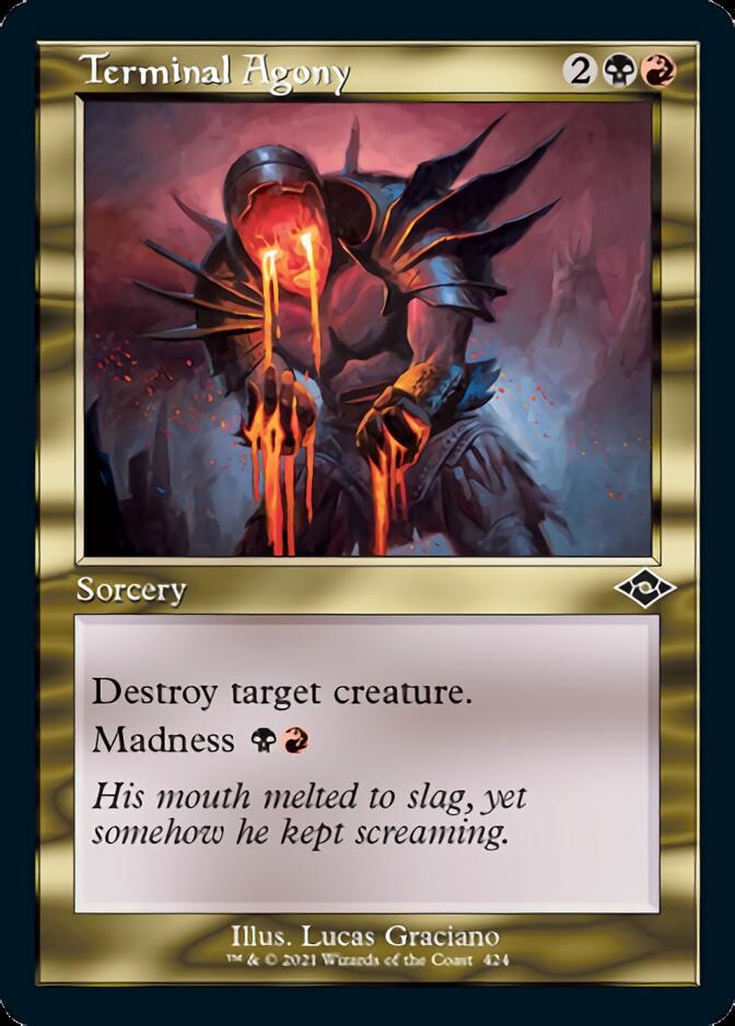 Terminal Agony (Retro Foil Etched) [Modern Horizons 2] | Good Games North