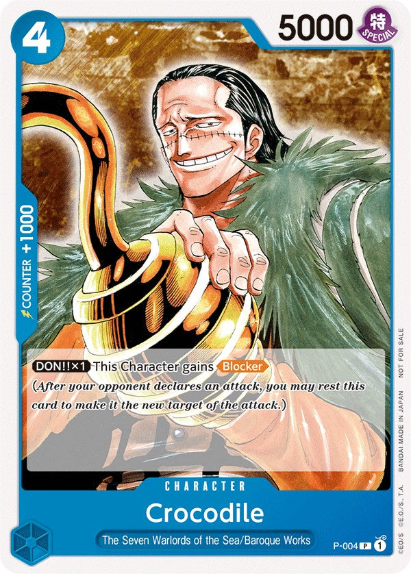 Crocodile (Promotion Pack 2022) [One Piece Promotion Cards] | Good Games North