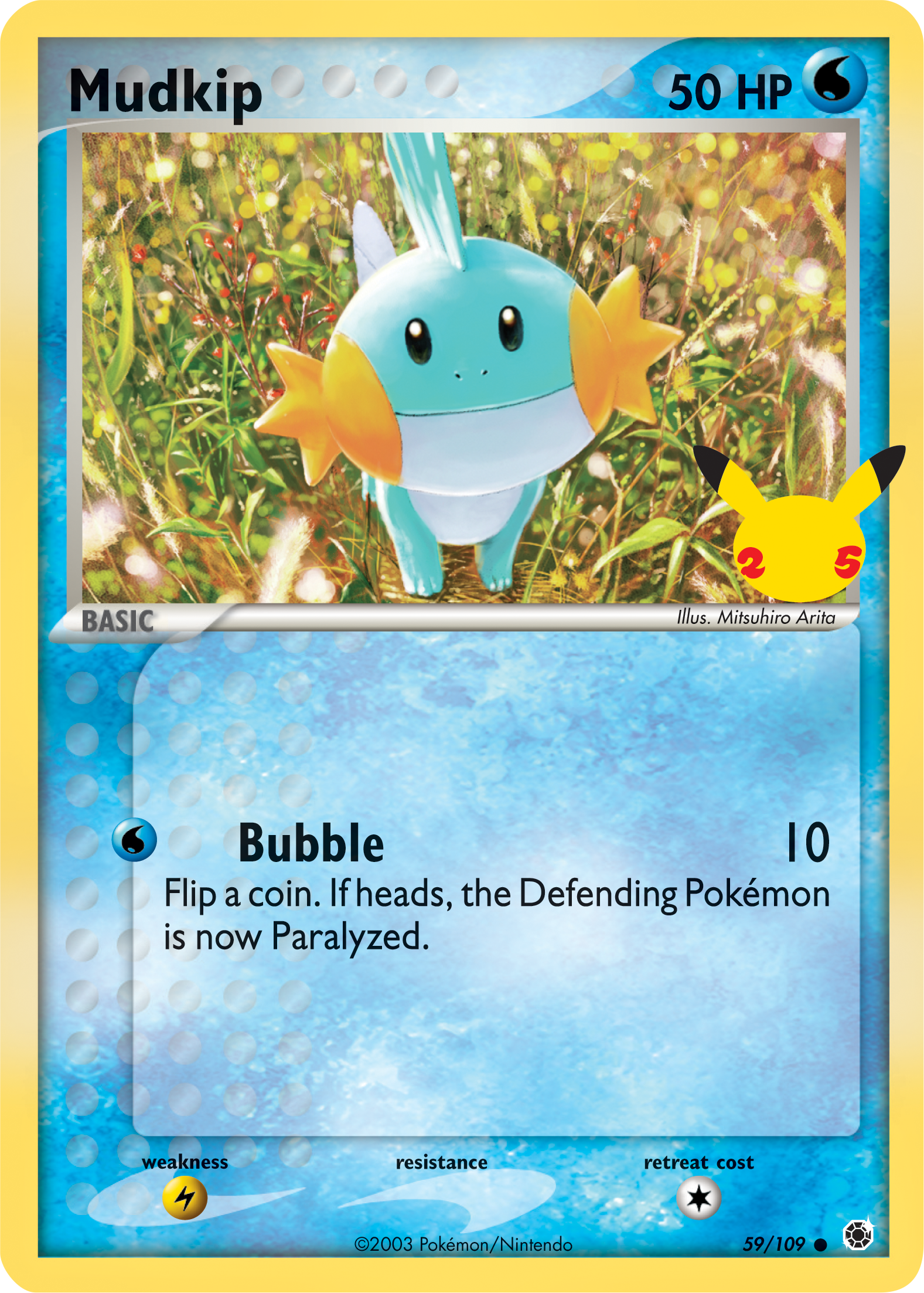 Mudkip (59/109) (Jumbo Card) [First Partner Pack] | Good Games North
