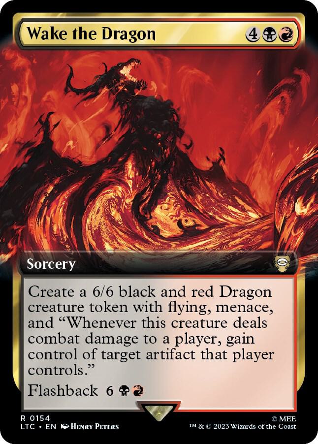 Wake the Dragon Extended Art (Commander: The Lord of the Rings: Tales of Middle-earth)  | Good Games North
