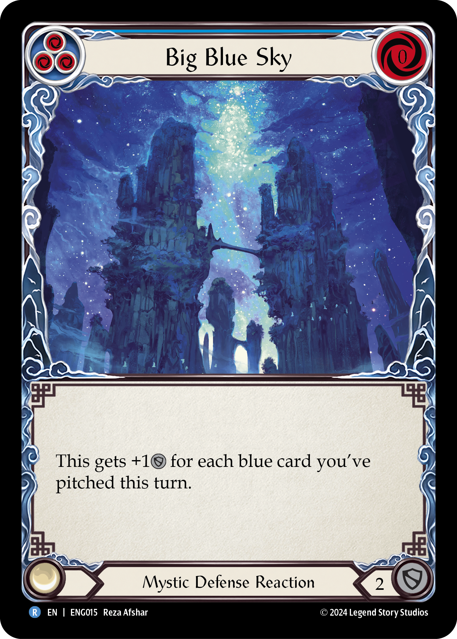 Big Blue Sky [ENG015] (Part the Mistveil Enigma Blitz Deck) | Good Games North