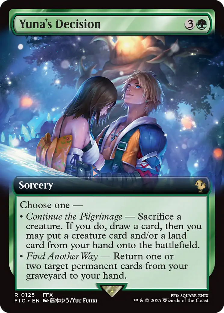 Yuna's Decision (Extended Art) [FINAL FANTASY Commander] | Good Games North