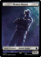 Human Rogue // Beast Double-Sided Token [Doctor Who Tokens] | Good Games North