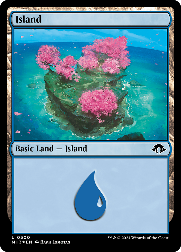 Island (0500) (Ripple Foil) [Modern Horizons 3] | Good Games North