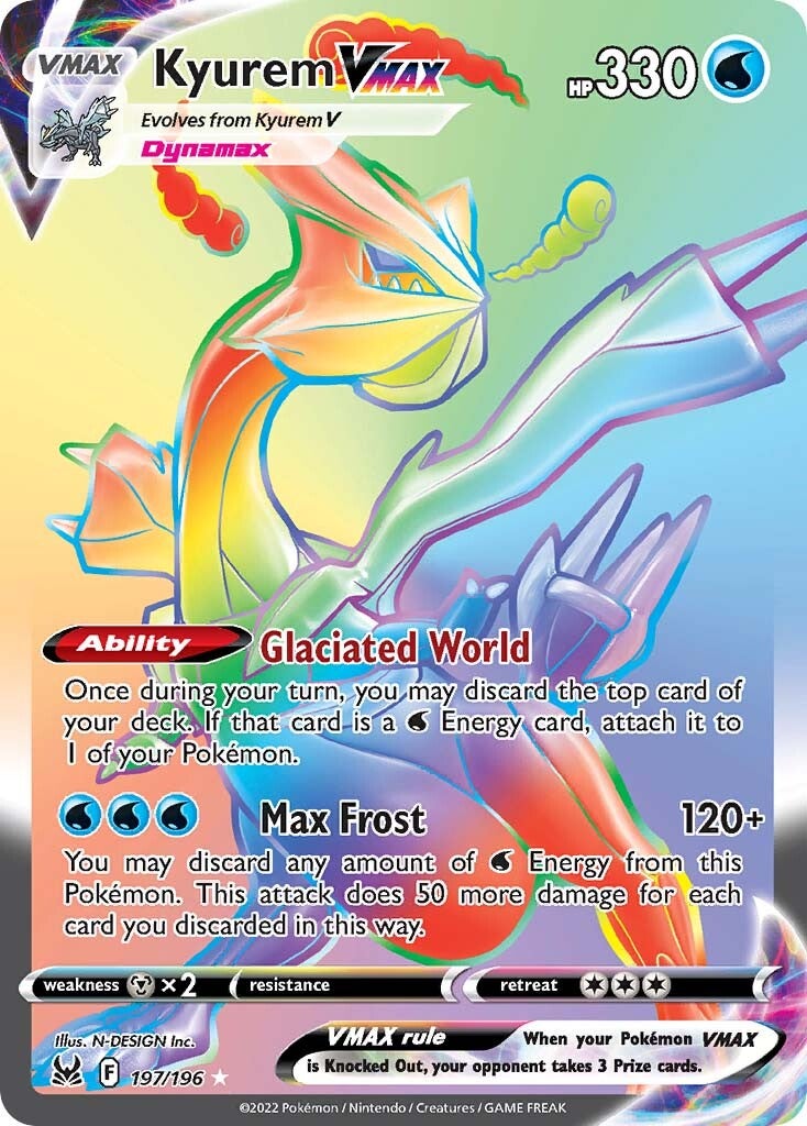 Kyurem VMAX (197/196) [Sword & Shield: Lost Origin] | Good Games North