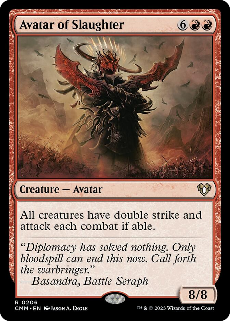 Avatar of Slaughter [Commander Masters] | Good Games North
