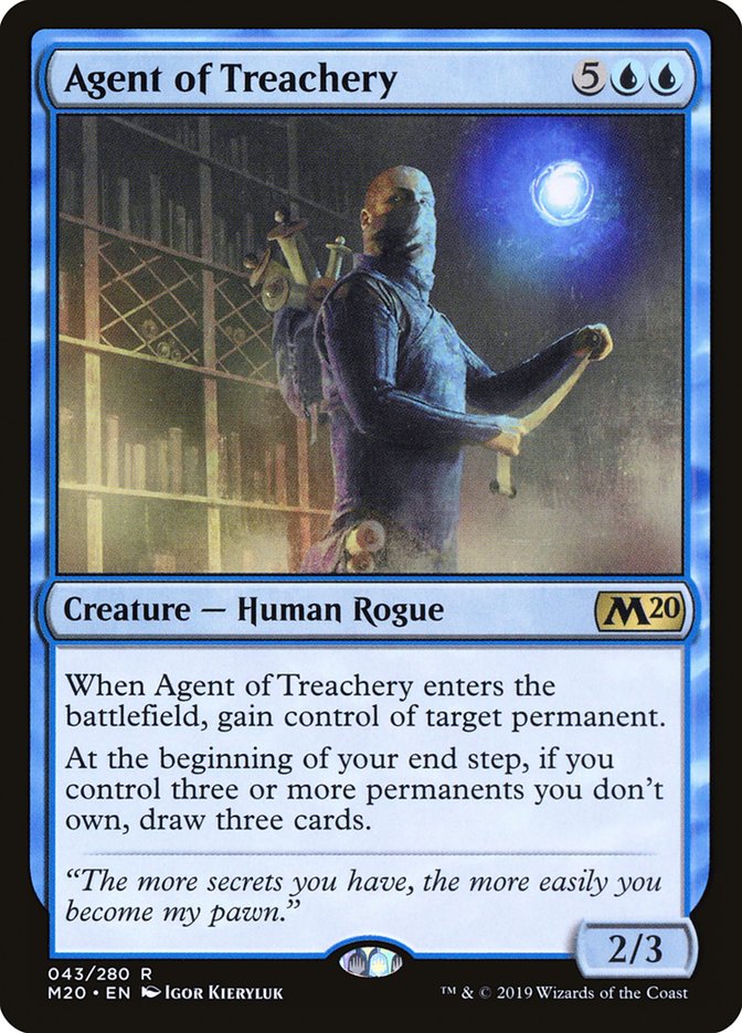 Agent of Treachery (Core Set 2020)  - Foil | Good Games North