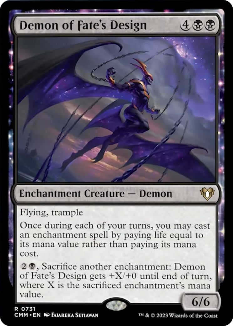 Demon of Fate's Design [Commander Masters] | Good Games North