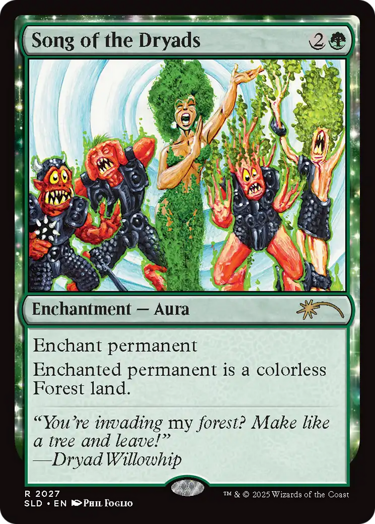 Song of the Dryads (2027) (Rainbow Foil) [Secret Lair Drop Series] | Good Games North